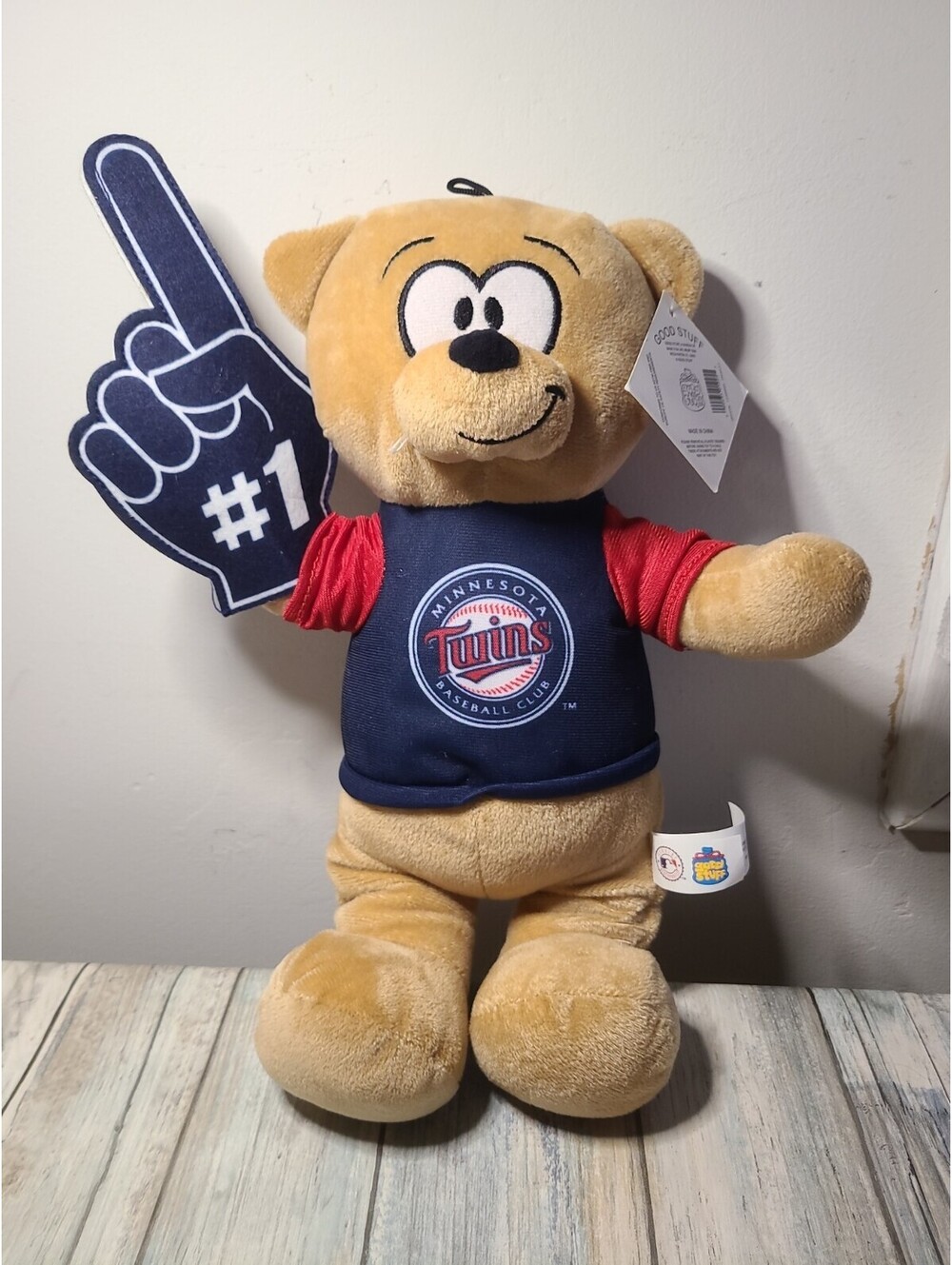 Minnesota Twins Number One Plush Bear Official MLB The Good Stuff